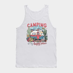 Camping Is My Happy Place Tank Top